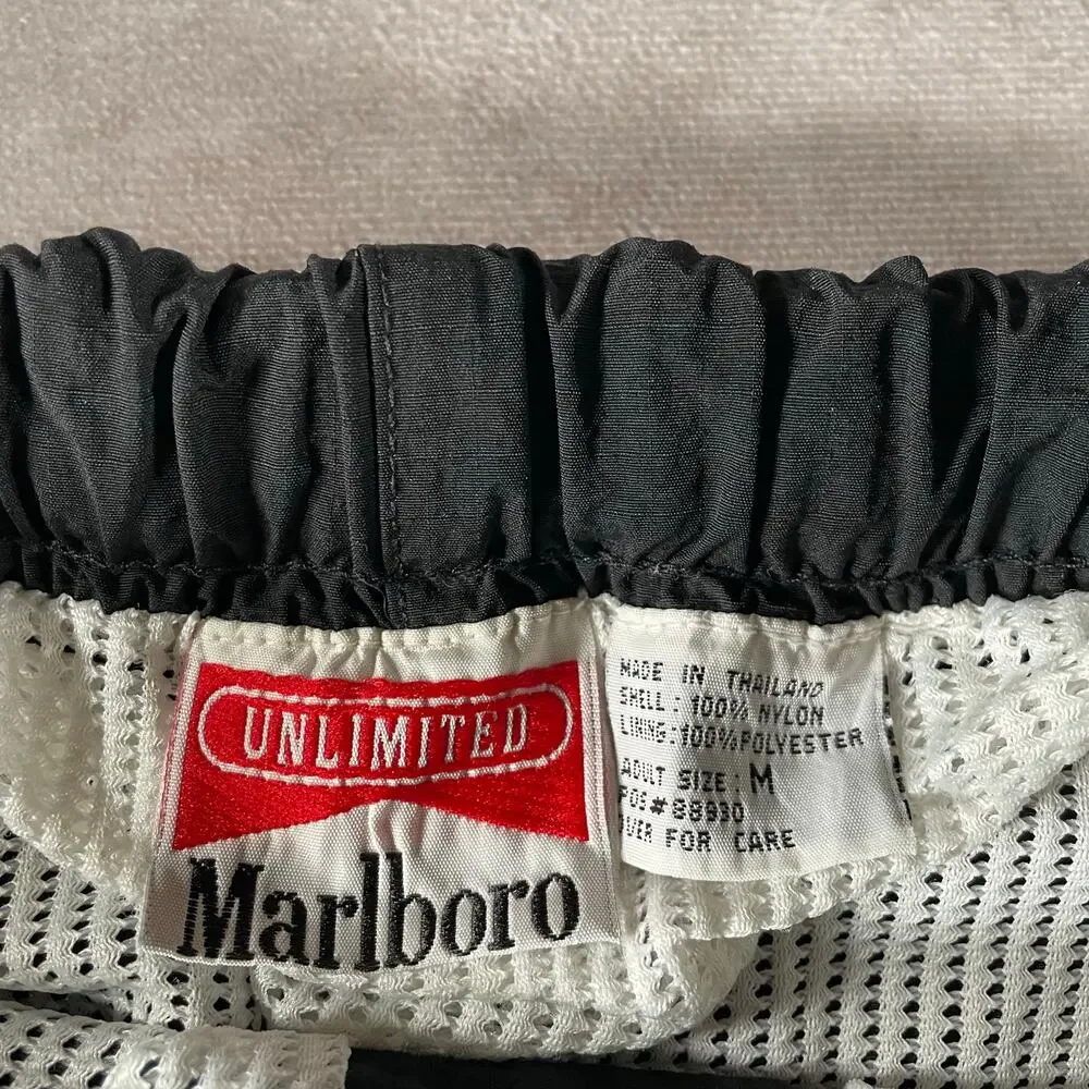 90’s Marlboro Adventure Cigarettes Swim Shorts Trunks Medium